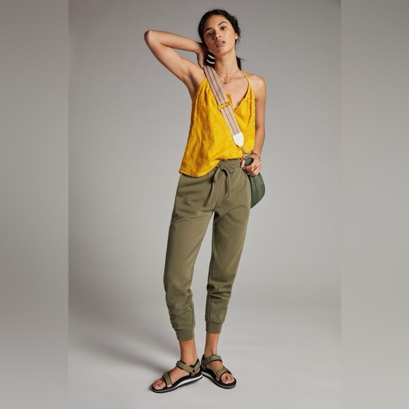 Athropologie yellow knit tank size M - Picture 4 of 6